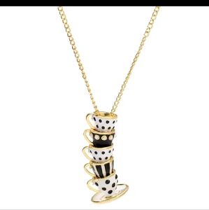 It's A Tea Party Matching Necklace and Earrings.